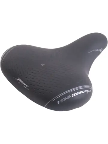 Selle Bassano Fietszadel Volare Xl - Zwart
