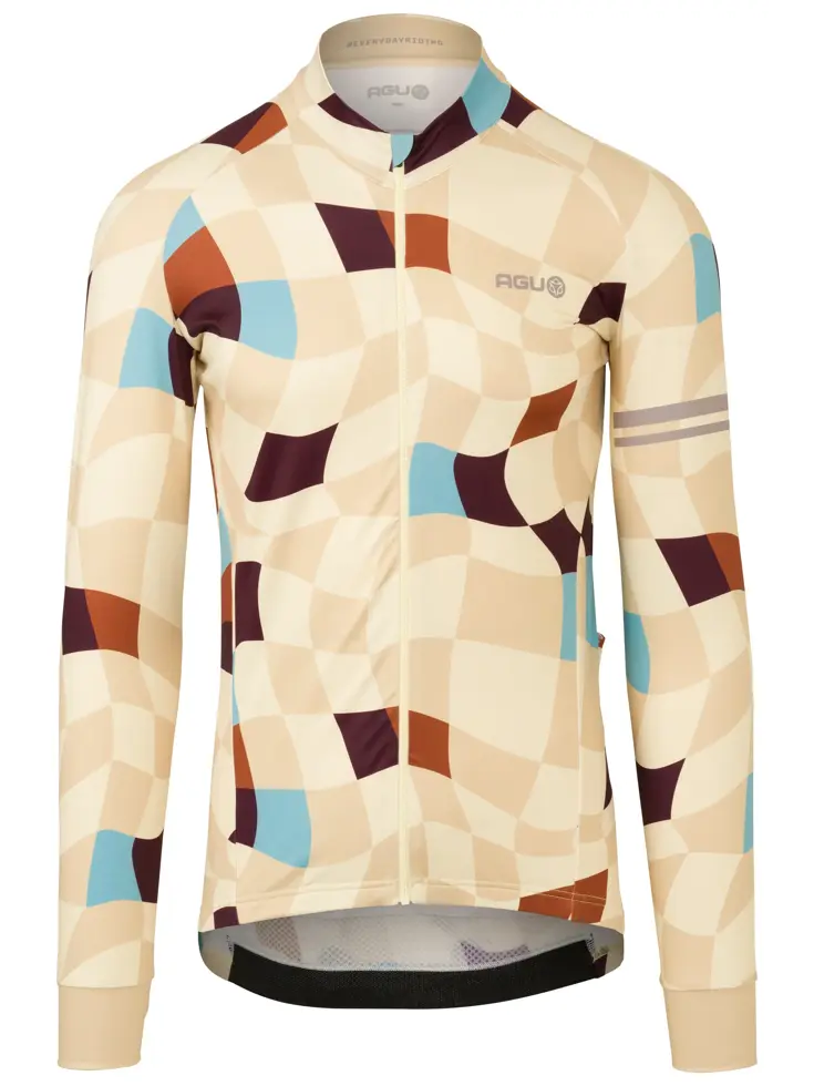 Square Fietsshirt Lange Mouwen Performance Heren