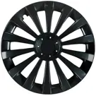 Meridan Zwart wieldoppen set van 4 - 14 inch