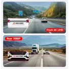 Redtiger F7NP 4K Wifi GPS 2CH 32gb dashcam