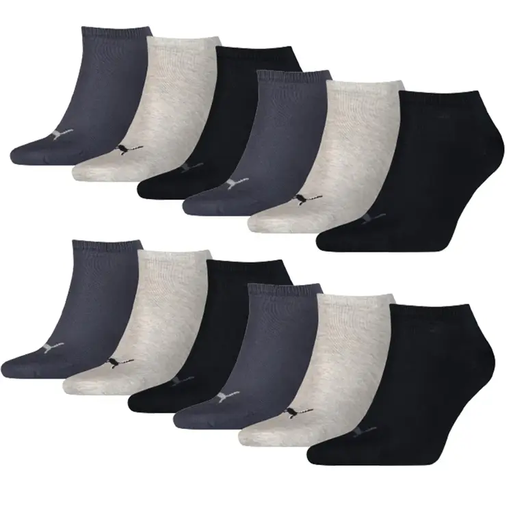 12 paar - Uniseks - Sneakersokken
