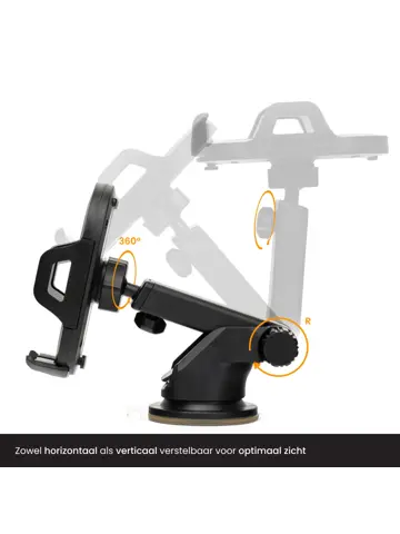 Telefoonhouders Auto Zuignap + Dashboardpad