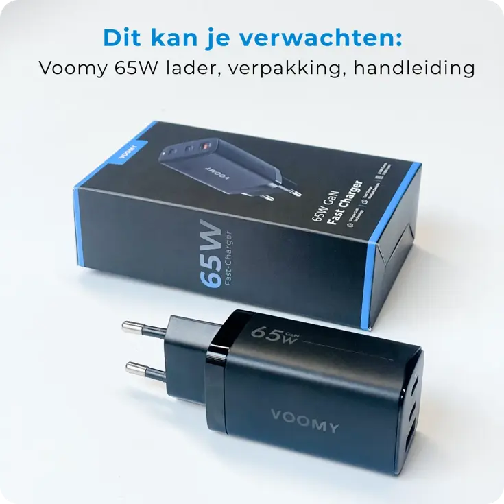 Charge M65 - Snellader - 65W 3-in-1