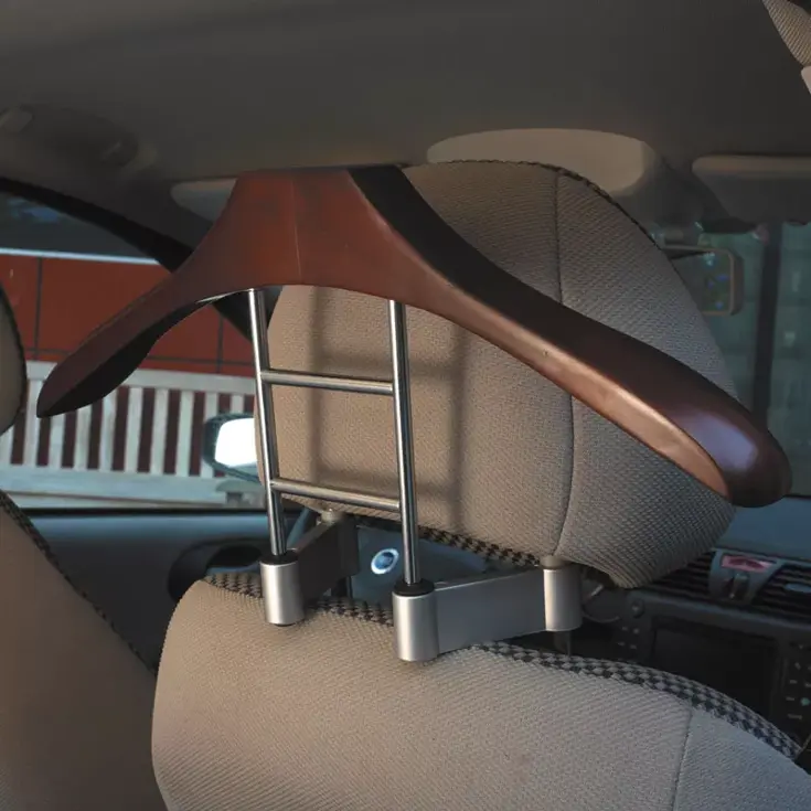Houten kledinghanger hoofdsteun - AutoStyle