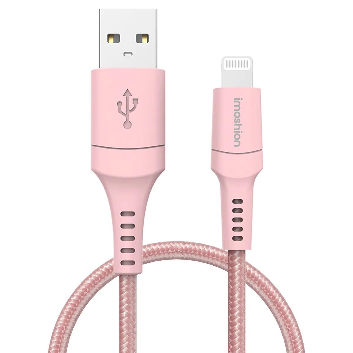 Imoshion  Lightning naar USB kabel 1 meter  Roze main product image