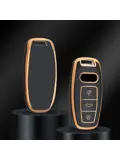 TPU Sleutelhoesje voor Audi goud D3
