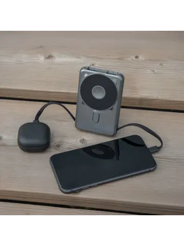 NovaMag Qi2 Powerbank 10.000mAh — Grijs