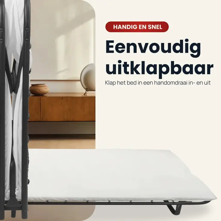 Troonz Campingbed Siena deluxe - 80 x 190 cm