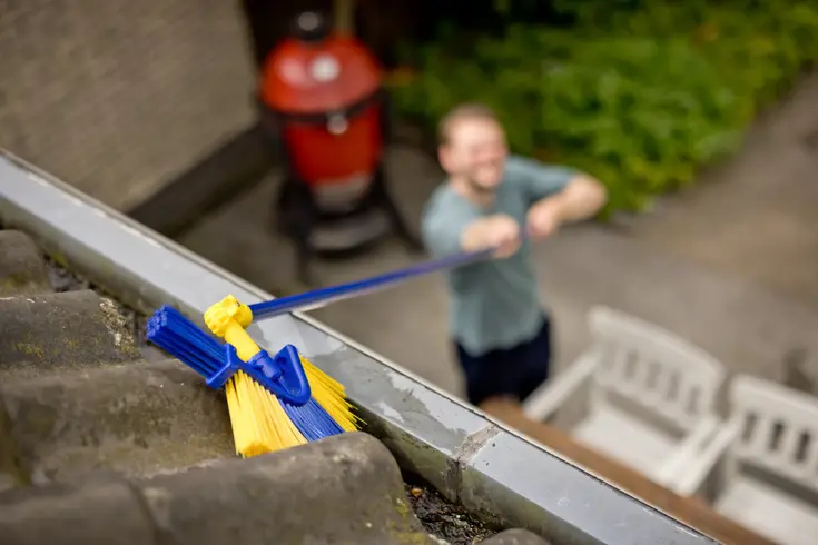 Hoek en dakgootborstel multi - Shine

