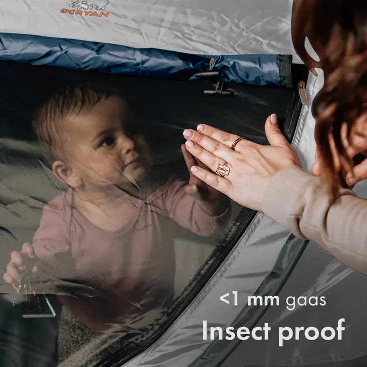 Peuter luxe campingbedje - Zelfopblaasbare matras