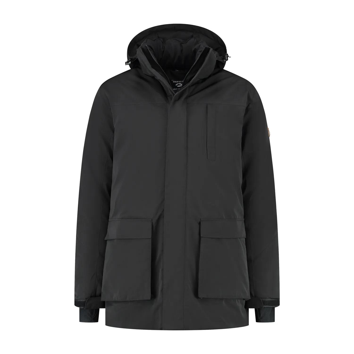 Travelin' Rasmus  Heren parka  L  Zwart main product image