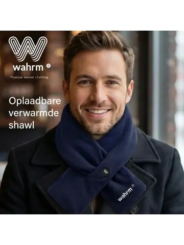 Oplaadbare verwarmende shawl - drie standen