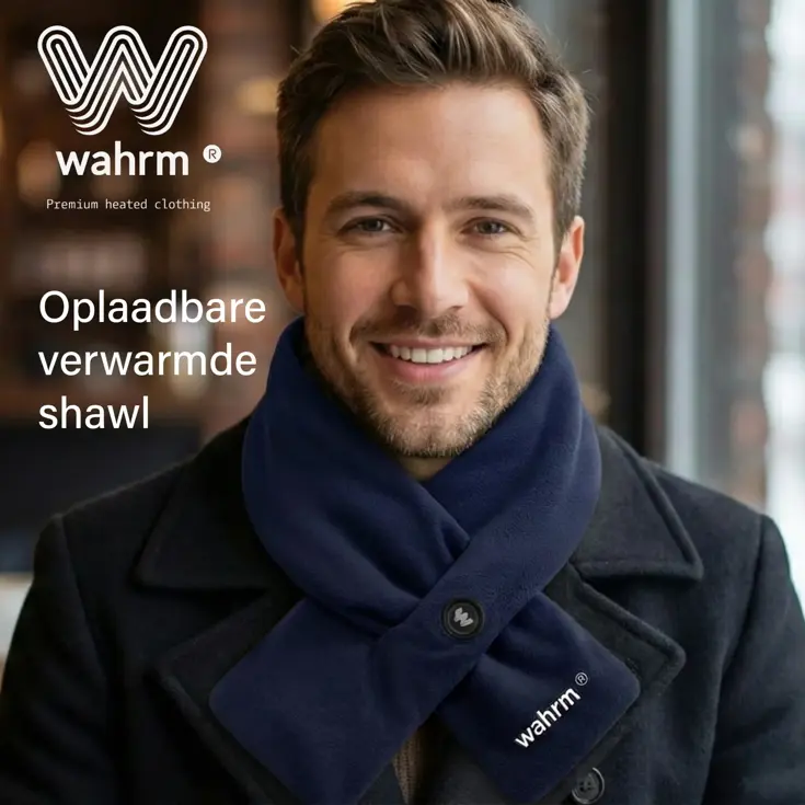 Oplaadbare verwarmende shawl - drie standen