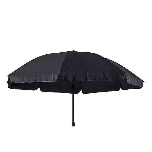 Bo-camp  - Parasol - Met knikarm - Ø 165 cm - Zwart - Zwart main product image