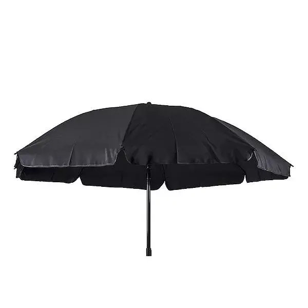 Bo-Camp - Parasol - Met knikarm - Ø 165 cm - Zwart