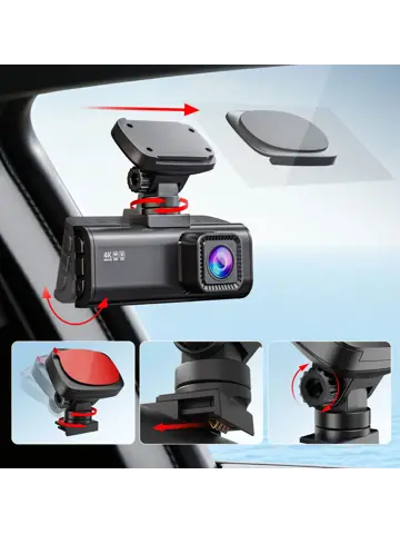 F7N 4K Wifi GPS 2CH 64gb dashcam