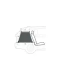 Lampa auto-hondenbench 65 x 92 x 70H cm