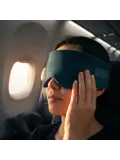 Slaapmasker Katoen - Oceaanblauw - PurelyGoods