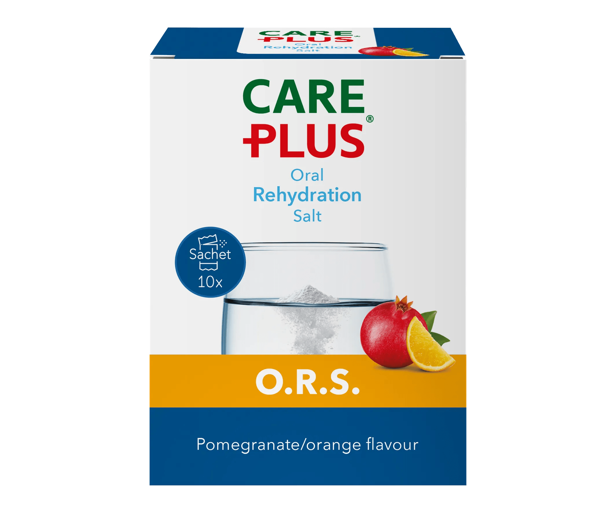 Care Plus O.R.S. met granaatappel/sinaasappel smaak  Diversen
