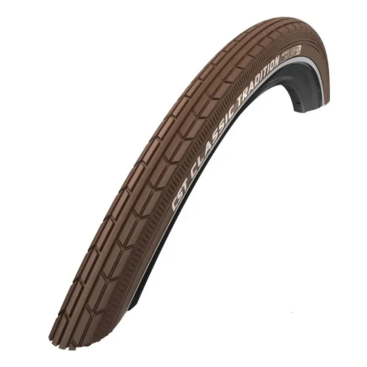 Buitenband Tradition 28x1.75 - zwart met reflectie