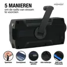 Noodradio® Solar Opwindbaar Met Batterijen