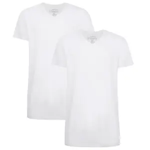 Bamboo Basics - 2-Pack V-hals Shirts - Heren