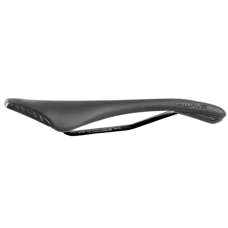M-Wave Fietszadel Spider Racing - Zwart