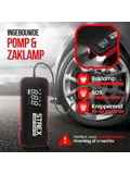 Jumpstarter voor Auto met Compressor
