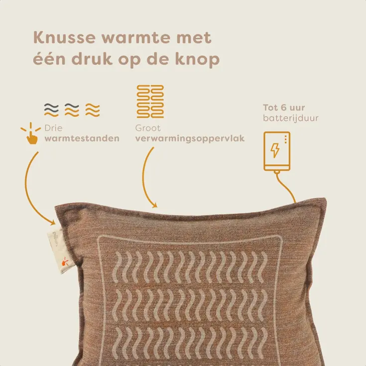 Pleafs Warmtekussen 45x60cm Boho