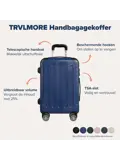 Handbagage Koffer – 45L – Donkerblauw
