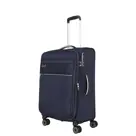 Travelite 4 wheel trolley m expandable Blauw