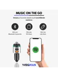 Wegman Bluetooth FM Transmitter - Carkit