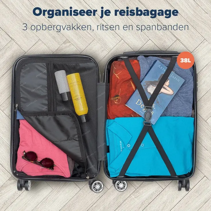 Handbagage Koffer – 38L – Donkergroen