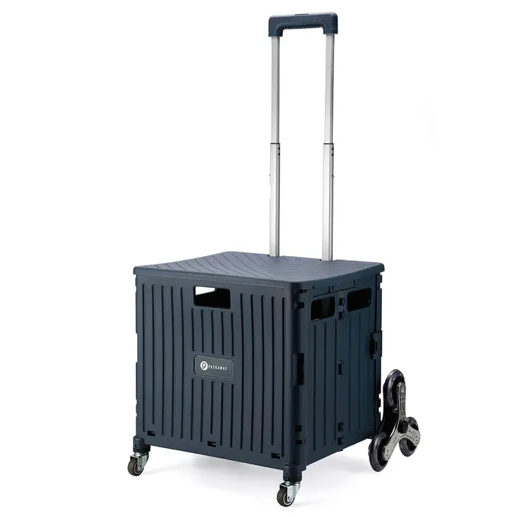 Boodschappenkrat - 50L - Trapwielen