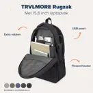 TRVLMORE Rugtas - 28L - 15,6 Inch