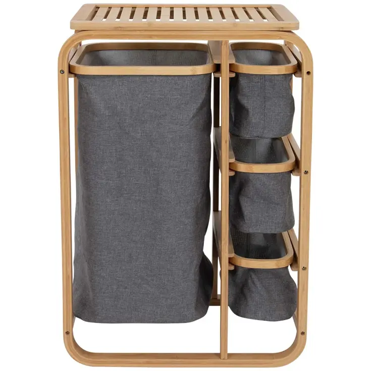 Kast Kemptown Bamboe Grijs