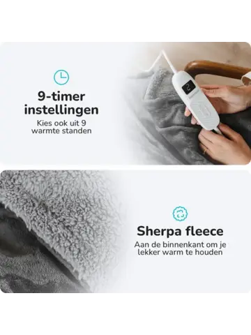 Elektrische Deken 160x130cm