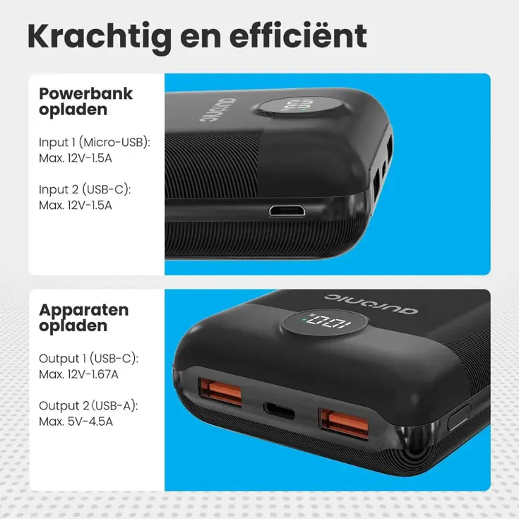 Powerbank 20.000 mAh – Snellader