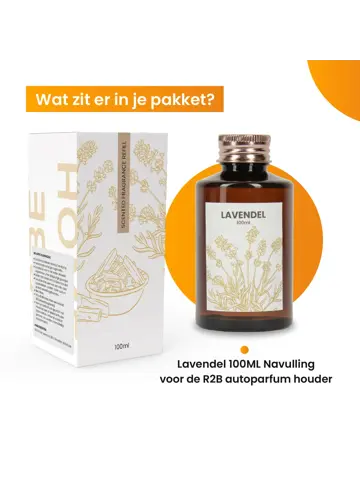 Autoparfum Navulling 'Lavendel' - 100ml