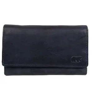 Sweety - XL portemonnee - Leer - Drukknoop