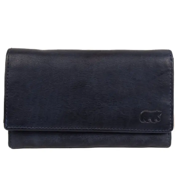 Sweety - XL portemonnee - Leer - Drukknoop