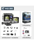 Actiecamera 5K 50MP - Waterdicht - Met WiFi