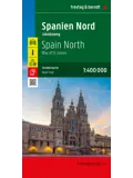 Wegenkaart Spanje Noord