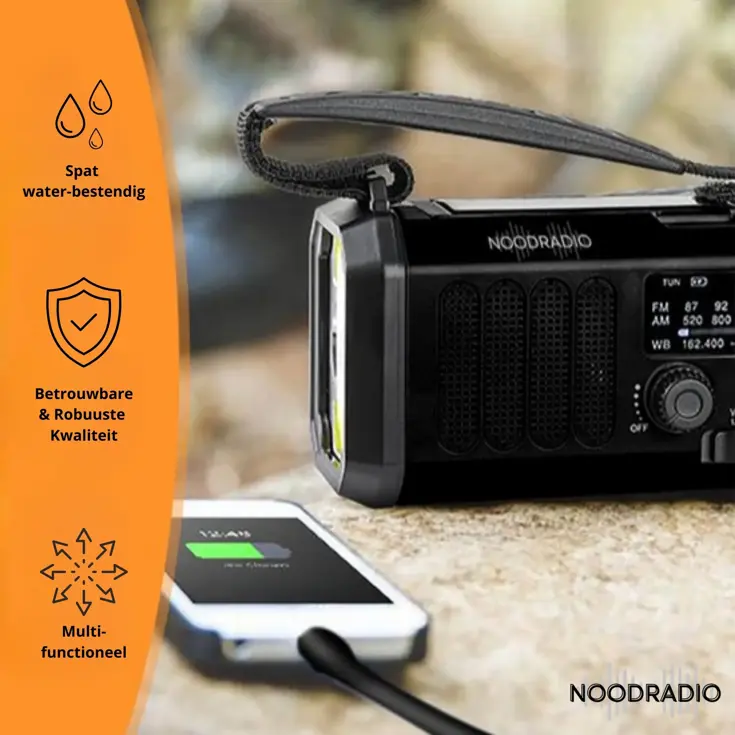 Noodradio® Solar Powerbank 10.000 mAh