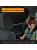 Zonnescherm Auto Zijruit - Set van 2