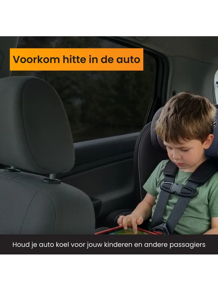 Zonnescherm Auto Zijruit - Set van 2