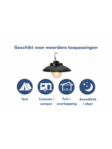 Camping Hanglamp Oplaadbaar – LED Sfeerlamp