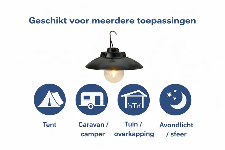 Camping Hanglamp Oplaadbaar – LED Sfeerlamp