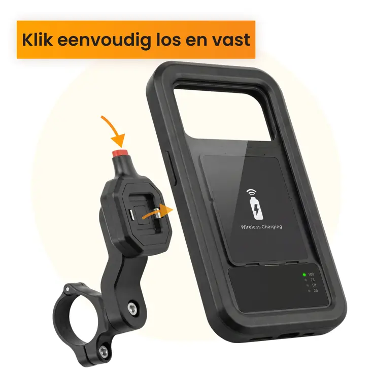 Telefoonhouder Fiets met Powerbank 5000 mAh