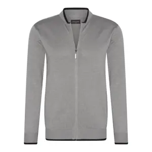 Heren Full Zip Cardigan Cappuccino Italia